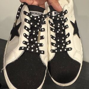 VH Vintage Black and White Star Sneakers as new